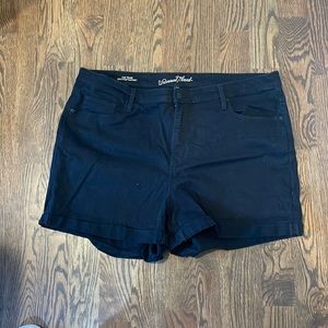 Universal Thread Black Denim Shorts Size 24